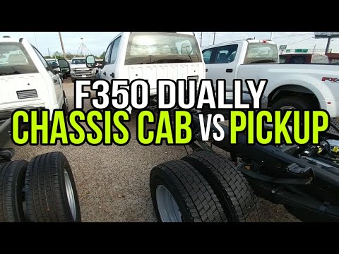 DUALLY CHASSIS CAB vs Dually Pickup Truck! See some of the differences.