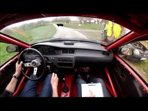 Onbard Adam Wojtunik | Civic EG6 | KJS 3 Rajd Krośnieński 2014