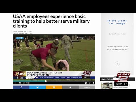 KSAT 12 news reporter 'ordered' to do push ups during live shot