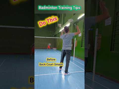 Do This 👆 Before Back Court SMASH