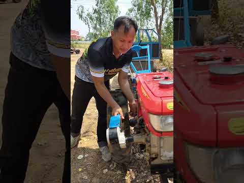 เทคโนโลยีเข้ามามือหมุนหลบไป #สตาร์ทไฟฟ้ารถไถนา #รถอีแต๊กซิ่ง