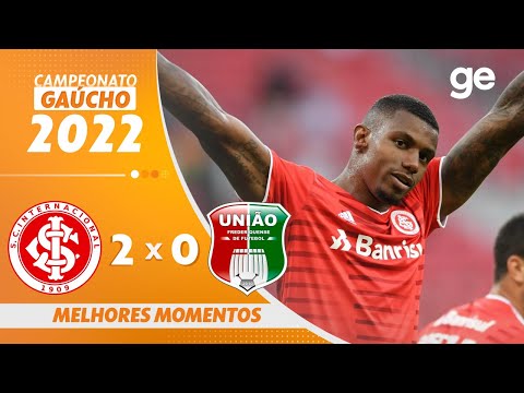 INTERNACIONAL 2 X 0 UNIÃO FREDERIQUENSE | MELHORES MOMENTOS | 2ª RODADA GAÚCHO 2022 | ge.globo