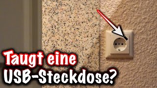 USB-Steckdose anschließen und testen! ElektroM