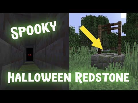 Todd13 Plays - Spooky Halloween Red Stone - Minecraft How To, Haunted, Creepy, Ideas, & Inspiration!
