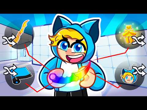 I PLAY WITH A KNIFE but EVERYTHING IS RANDOM in RIVALS!