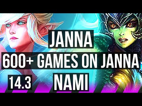 JANNA & Caitlyn vs NAMI & Lucian (SUP) | 600+ games, 3/2/10 | BR Diamond | 14.3