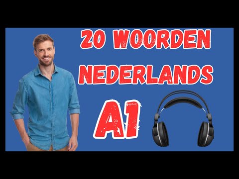 20 Dutch Words | Nederlandse Woorden Makkelijk Leren | Easy Fast For Beginners