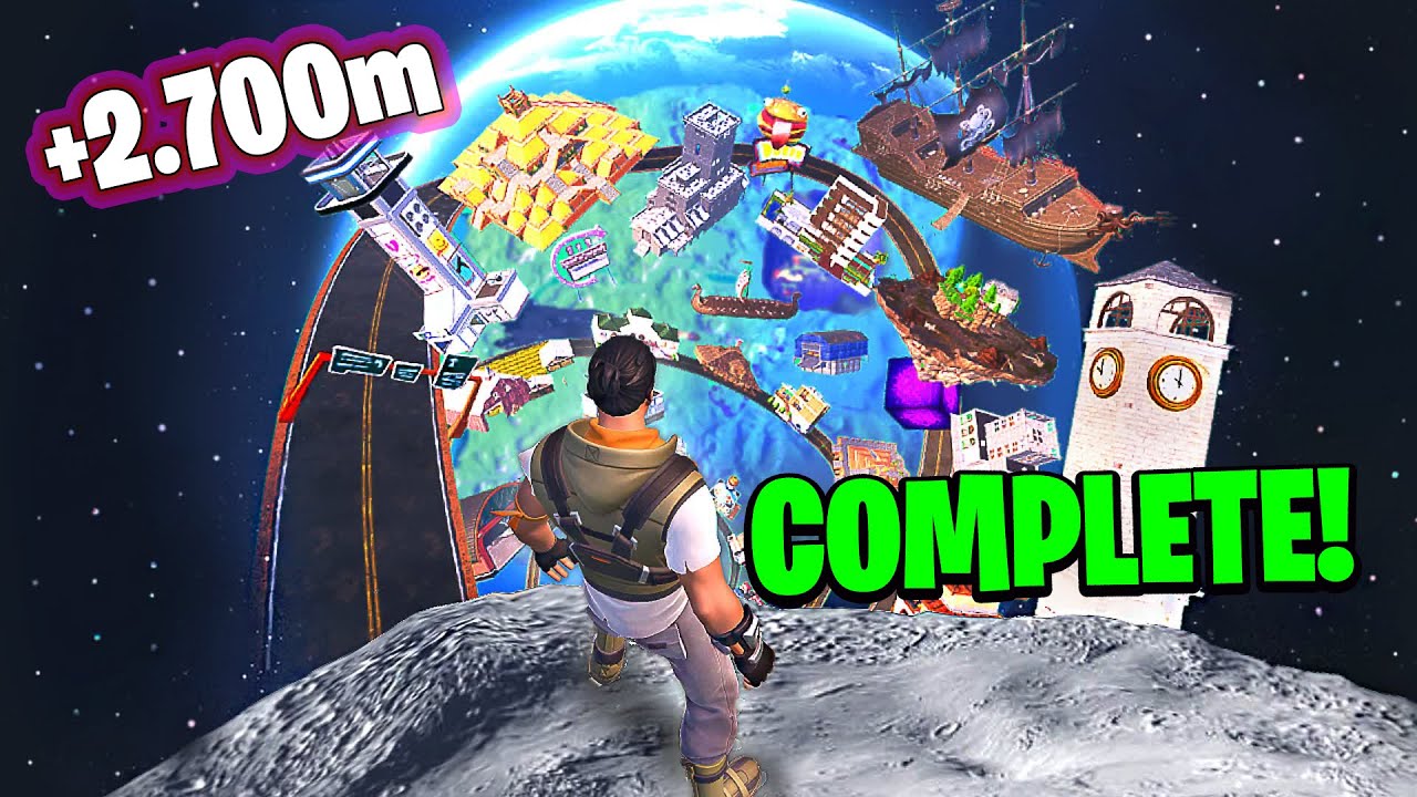 I COMPLETED the FORTNITE ONLY UP MAP +2,700m🤯🤦‍♂️