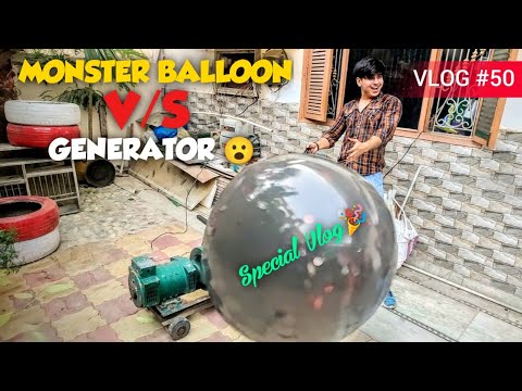 Super Big Size Monster Balloon VS Diesel Engine | क्या ये इंजन गुब्बारे को फाड़ देगा? | SA Vlogs