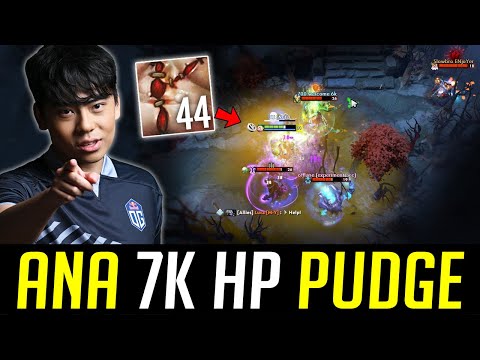 Ana PUDGE - 31 KILLS with 7,000 HP DOTA 2