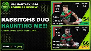 Rank 123 | Round 24 Results & Review | Cleary or Hynes? | A new idea f
