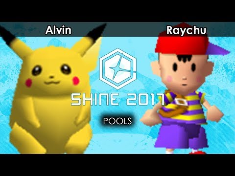 Shine 2017: Alvin (Pikachu) V Raychu (Ness) - Smash 64 | Pools