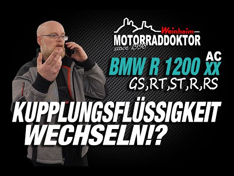 BMW R 1200 GS | Changing clutch fluid, clutch, venting, oil | How does it work?