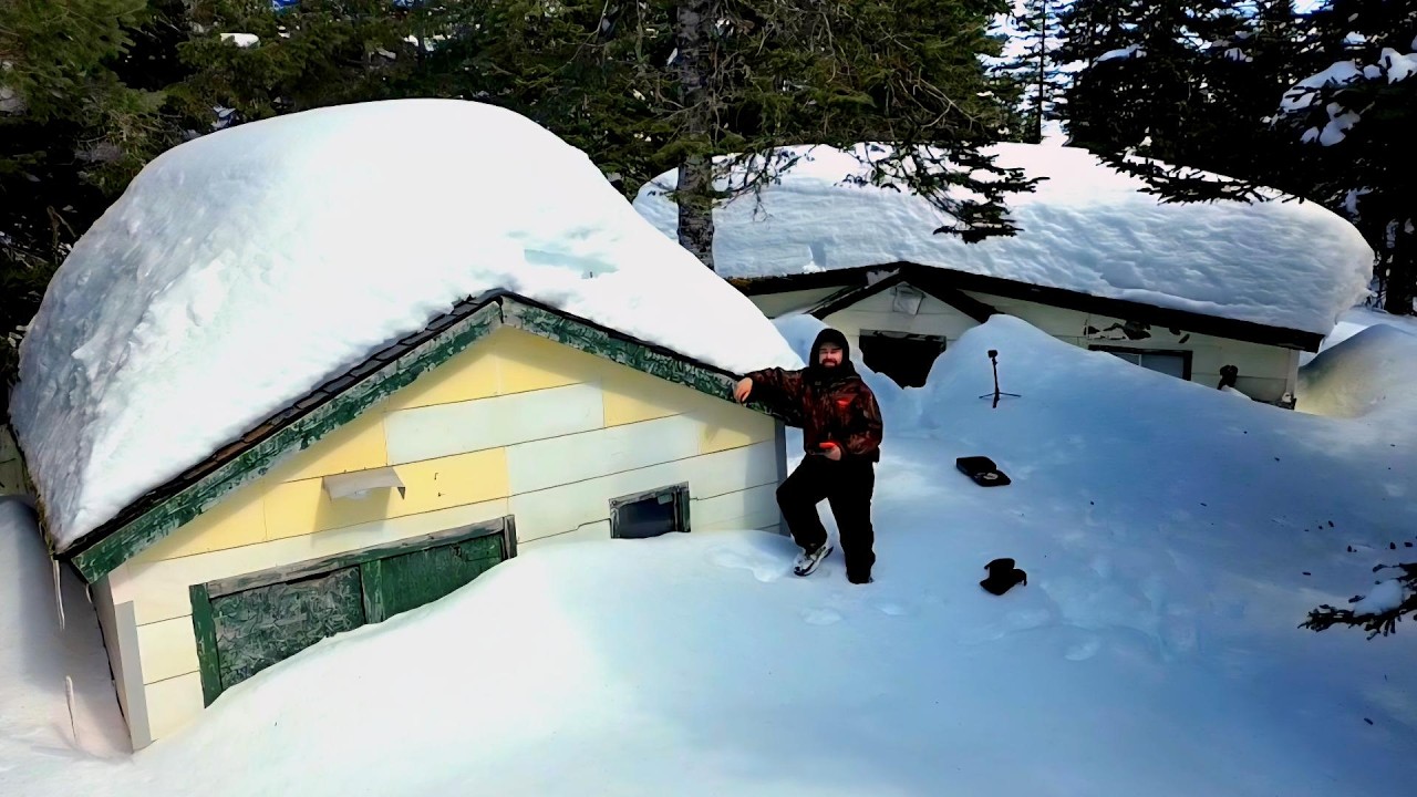 Spring ride to the remote off grid cabin