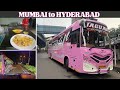 MUMBAI To HYDERABAD Bus Journey In JAGUAR KGN Travels Brand NEW VEERA V8 AC SLEEPER Bus