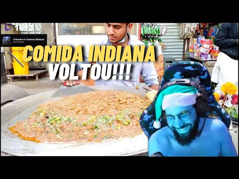 SMZINHO REAGE: a COMIDAS DE RUA INDIANA (PAQUISTÃO) COMPLETO | A VOLTA DO MELHOR REACT