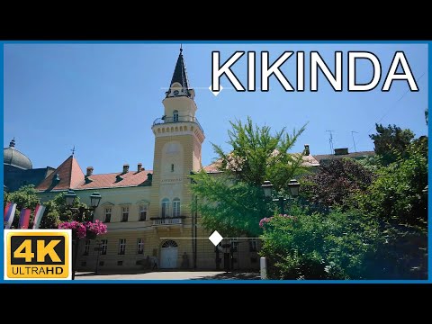 [4K] Kikinda - Serbia🇷🇸Walking Tour - City Centre