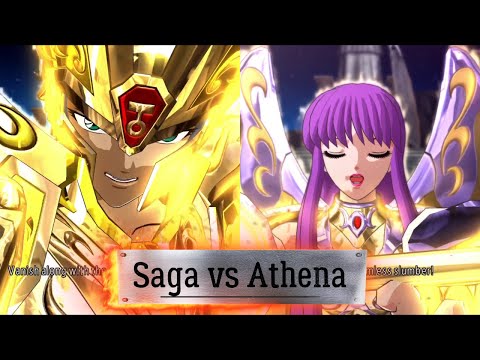 Saint Seiya: Soldiers Soul - Saga (God Cloth) vs Athena (5 Round)