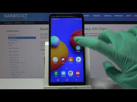 How to Set High Contrast Text in SAMSUNG Galaxy A01 Core – Manage Display Settings