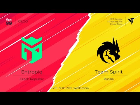 [ENG] LIVE Entropiq vs Team Spirit (BO3) | StarLadder CIS RMR 2021