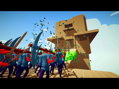 100x MINECRAFT STEVE UNITS vs EVERY GOD ► Totally Accurate Battle Simulator TABS