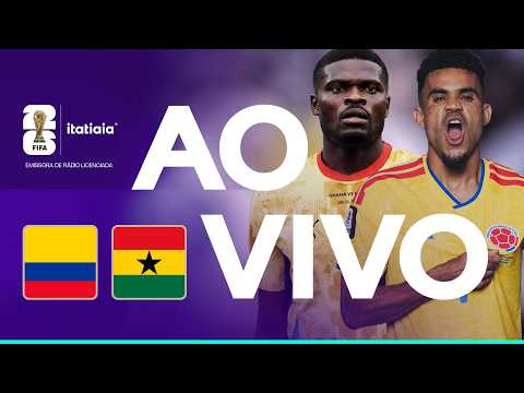 COLÔMBIA X GANA AO VIVO NA ITATIAIA | COPA DO MUNDO 2026 | 16 AVOS DE FINAL