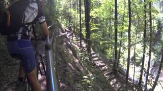 preview picture of video 'GoPro : Mountain biking the Bachtel, Switzerland'