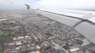 preview picture of video 'Citilink - Landing at Soekarno-Hatta Airport'