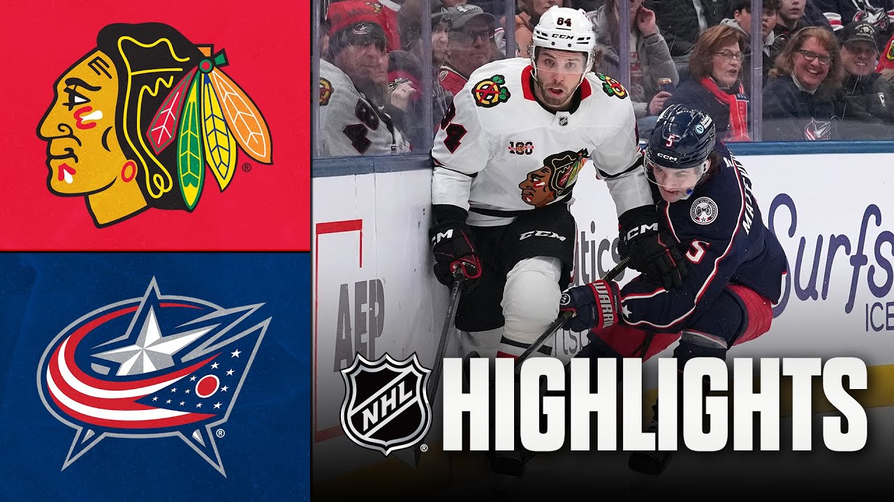2월05일 시카고 콜럼버스 NHL 하이라이트