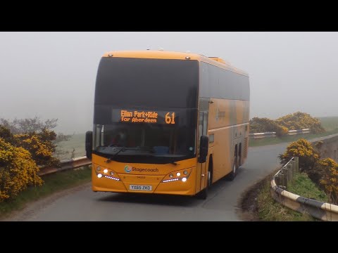 [Front View] Volvo B11RT Plaxton Interdeck | 54248 | Service 61 (Cruden Bay to Hatton)