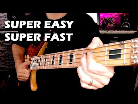 ULTRA FAST SLAP TRICK FOR BEGINNERS (Slap Bass Lesson)