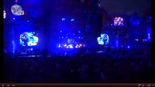TOMORROWLAND 2012 - AVICII PLAYING AN UNRELEASED TRACK &quot;ID&quot; - &quot;ALWAYS ON THE RUN&quot;