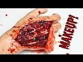 Tutorial: Injured Hand Makeup (with tendons exposed) Using Wax and Latex