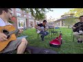 Donna Lee - Justin Duhaine, Emmet, gypsy jazz guitar jamming at Django in June 2022￼