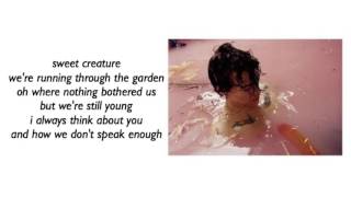 harry styles - sweet creature ; lyrics