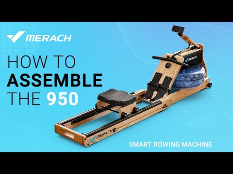 How to Assemble the MERACH 950 Dual Resistance Wood Rower, the Easiest Rowing Machine to Install