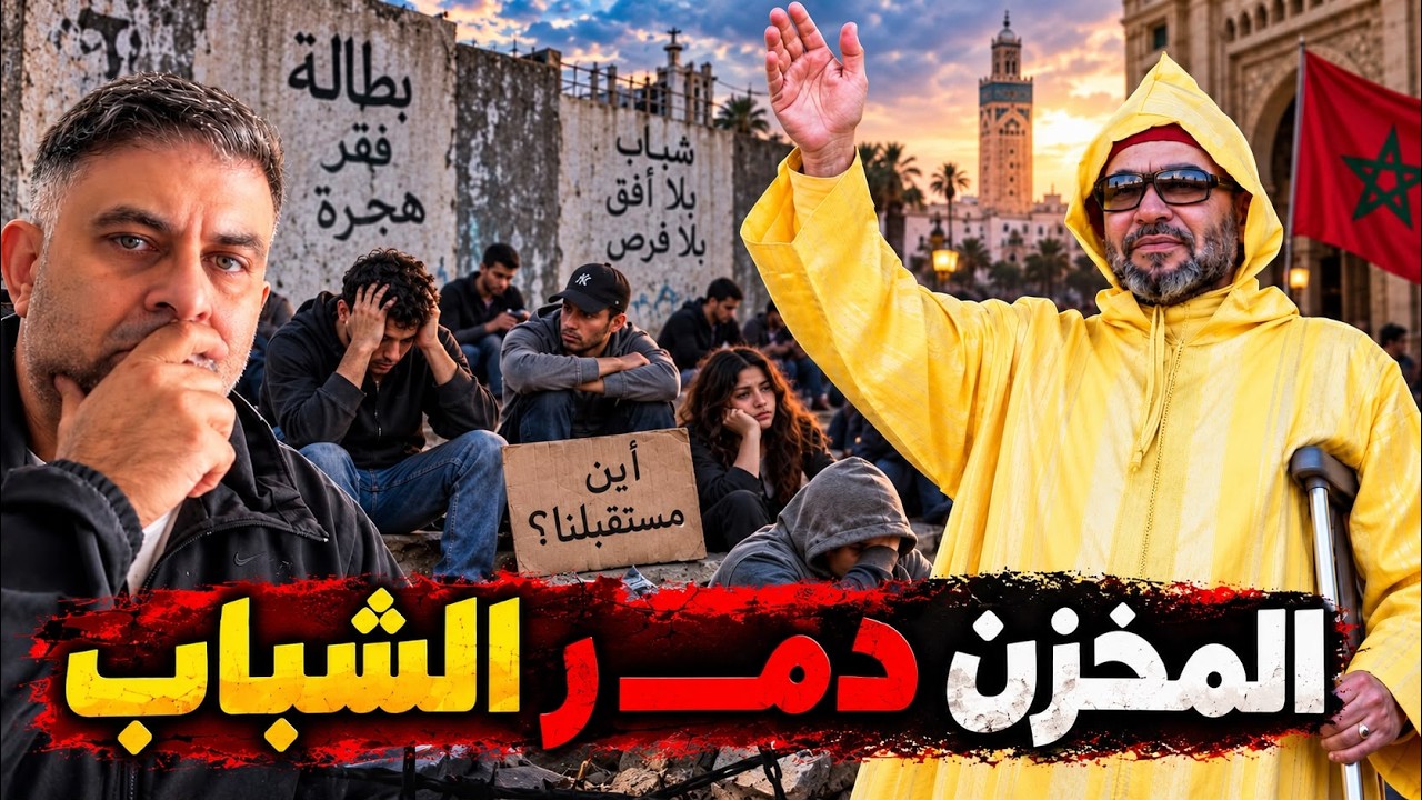 شاب مغربي قال بأن الشباب مستهدفين من طرف المخزن
