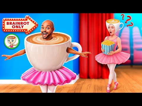 Fake Vs Real Italian Meme! Easy Sneaking into the Movies Challenge!