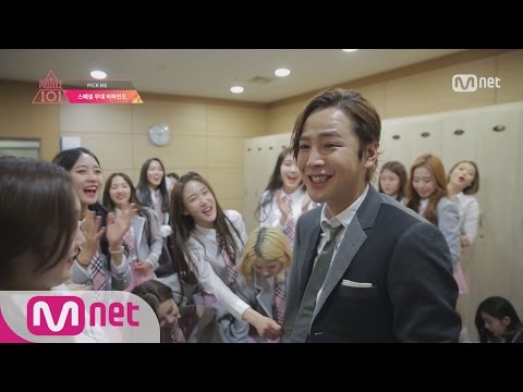 [Produce 101] Behind-the-Scenes Clip of "Pick ME" (+Chicken Party!) @M COUNTDOWN 20160122 EP.01
