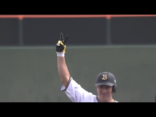 【3回表】満塁を活かした!! バファローズ・杉本裕太郎 ライトへ同点タイムリー2ベースを放つ!! 2025年5月25日 福岡ソフトバンクホークス 対 オリックス・バファローズ