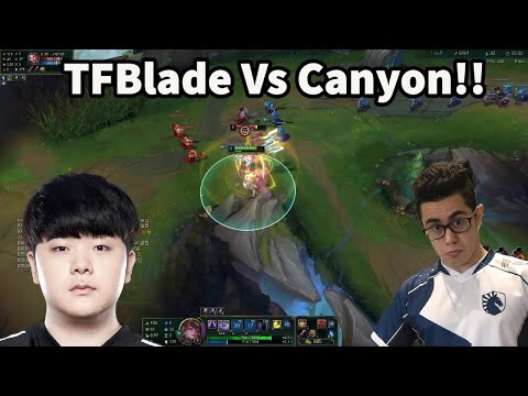 This Is What Happens When TFBlade Meets Damwon Canyon In The Top Lane!!