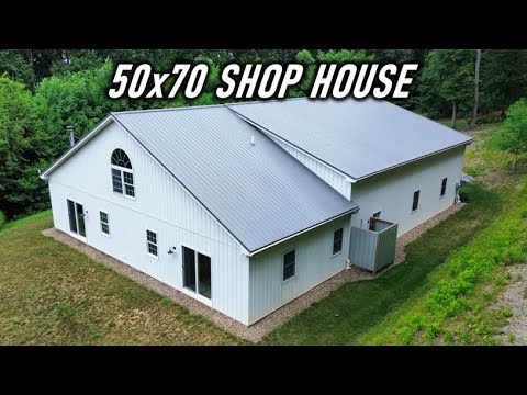 50x70 Barndominium Walkthrough/Tour + Cost Breakdown
