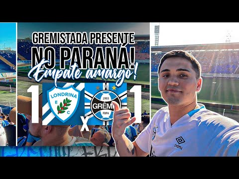 LONDRINA 1x1 GRÊMIO - GREMISTADA PRESENTE NO PARANÁ! EMPATE AMARGO!