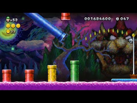 New Super Luigi U - All 12 Secret Exit Locations