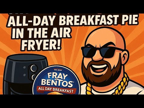  Fray Bentos All Day Breakfast Pie in the air fryer! 🥧🔥 #FoodieLife #BritishFood #FoodReview 