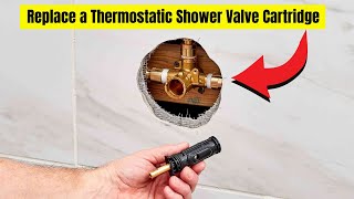 How to Replace a Thermostatic Shower Valve Cartridge ||