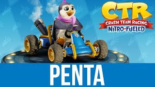 Crash Team Racing Nitro Fueled - Unlocking Secret Character (PENTA PENGUIN)