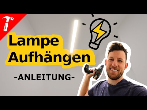 LAMPE Aufhängen - so gehts ganz einfach! | Anleitung | Rob Renoviert