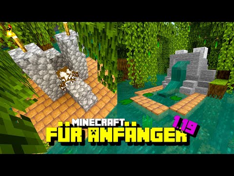 Lederfarm und Froschbrunnen |  Minecraft für Anfänger 1.19 #5 | LarsLP