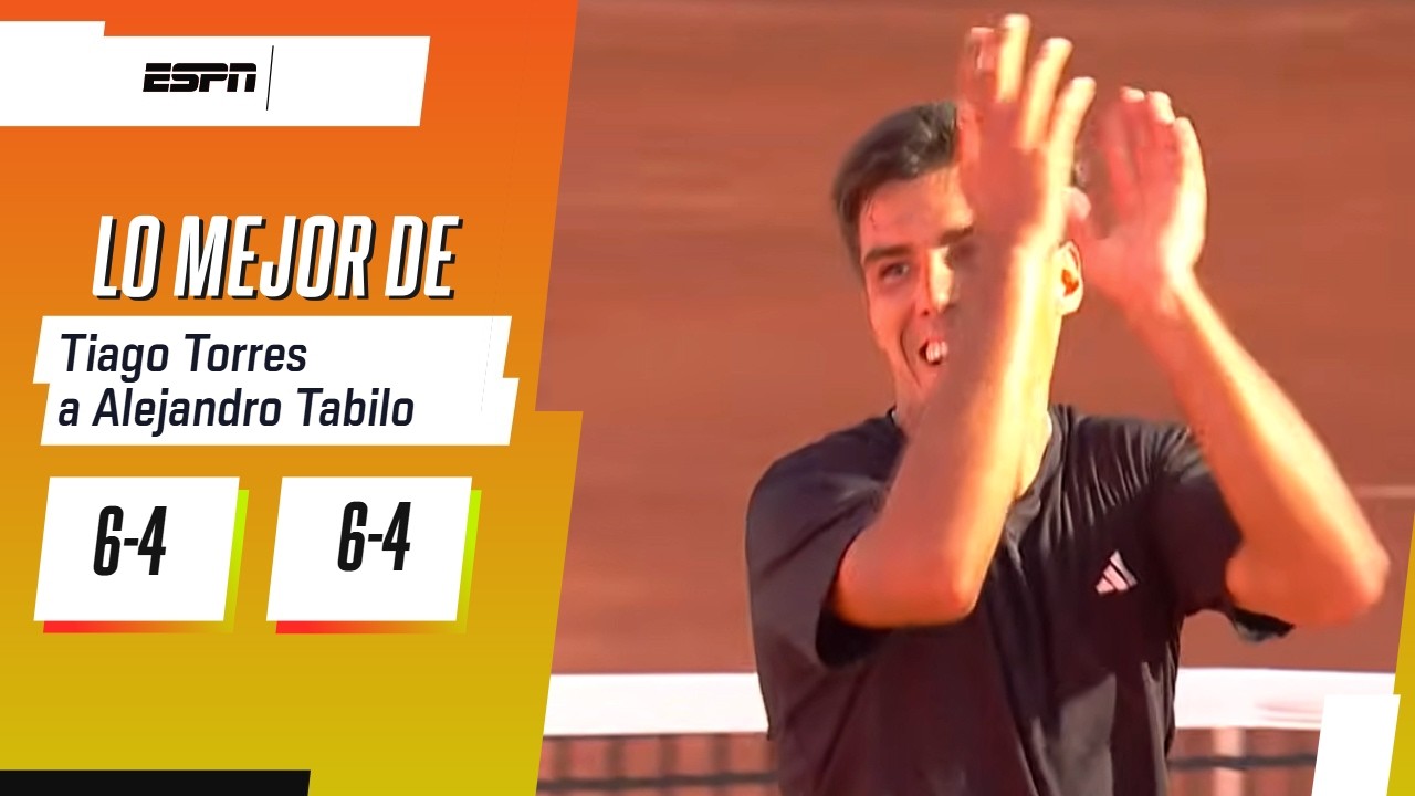 TORRES HIZO PESAR LA LOCALÍA EN ESTORIL PARA DERROTAR A TABILO CON UN DOBLE 6-4 | RESUMEN